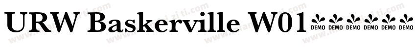URW Baskerville W01字体转换